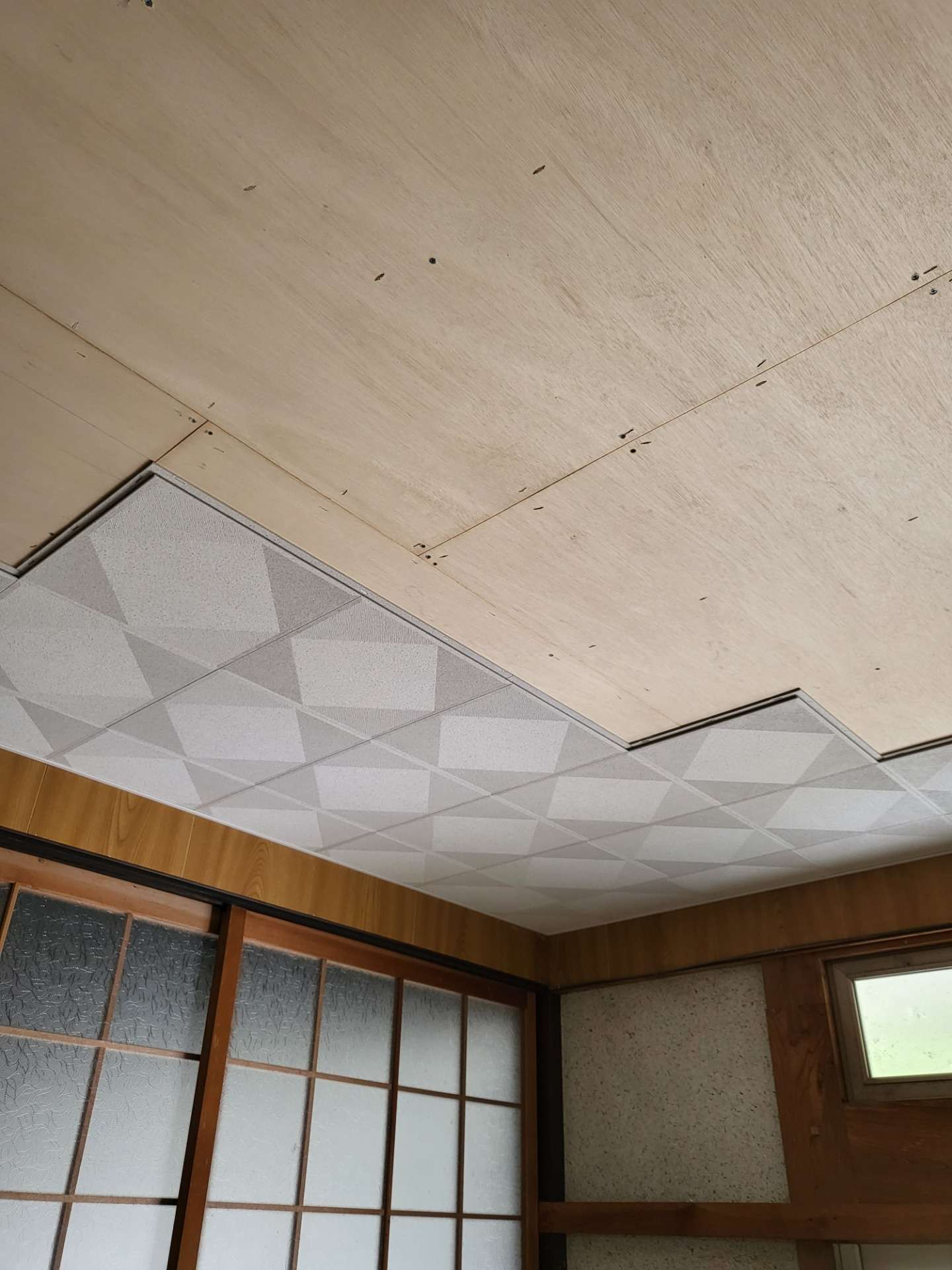 朝来市で天井リフォームを行いました